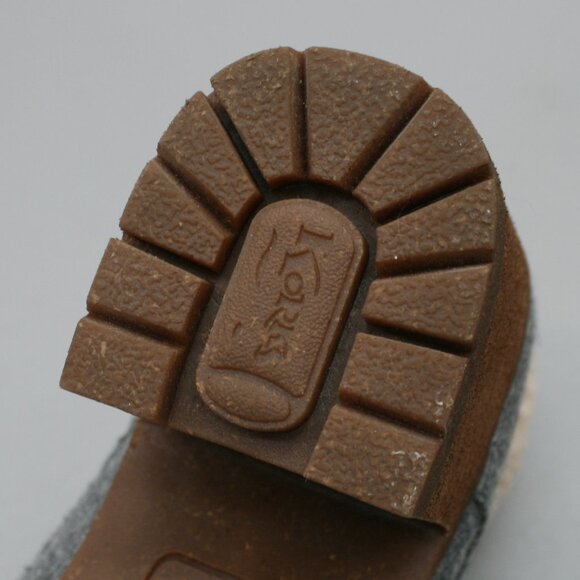 Korks Ease Ladies 9.5 Evie Gray Felted Wool Lace-up Ankle Heels Boots KR0009860 - Picture 10 of 12